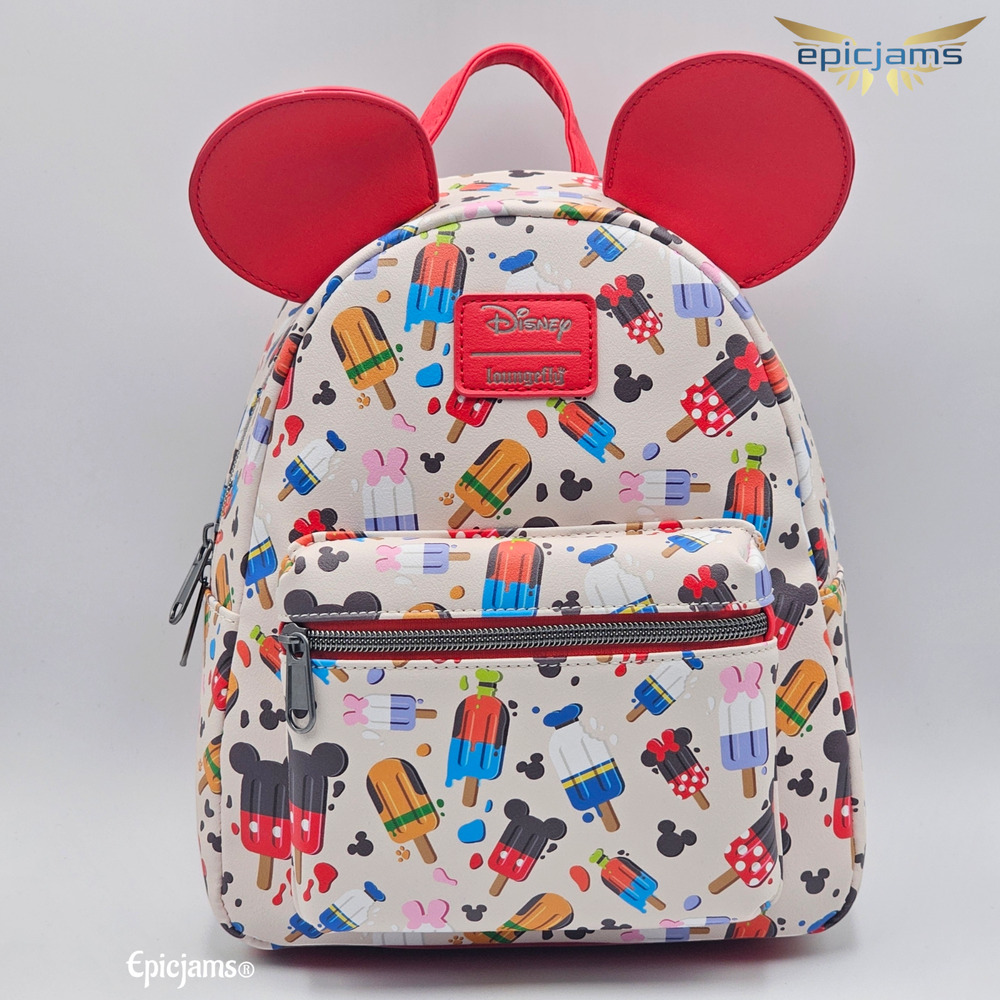 Loungefly Disney Mickey Mouse & Friends Popsicle Mini Backpack New